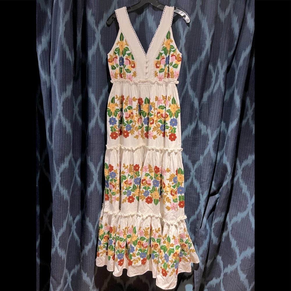 Sezane Embroidered Dress